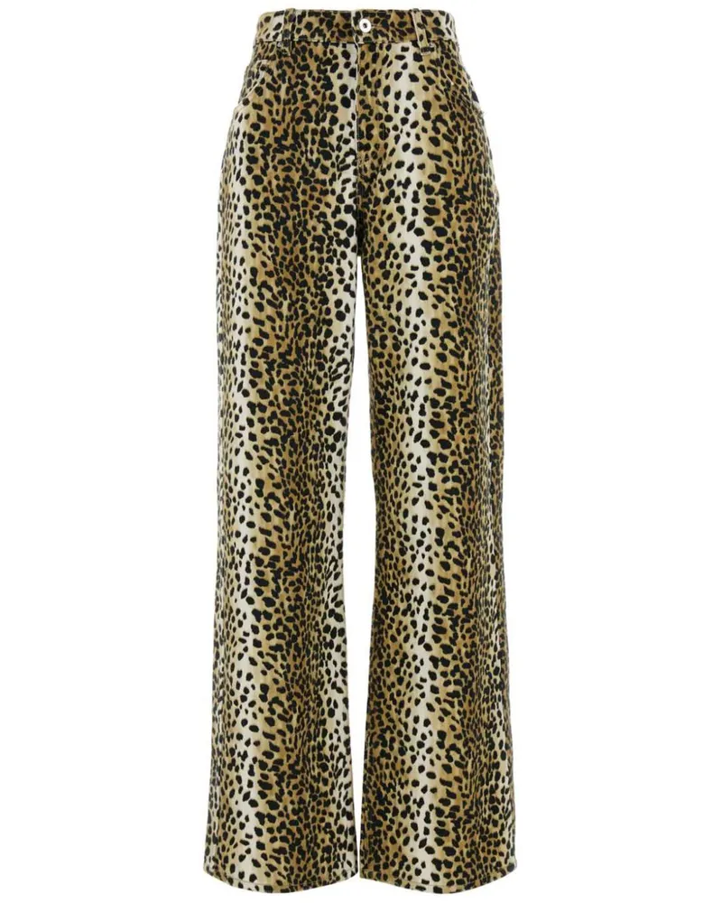 Blumarine Jeans mit Print - M9905|BLACKCOGNAC M9905