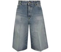 Jeans-Shorts mit weitem Bein