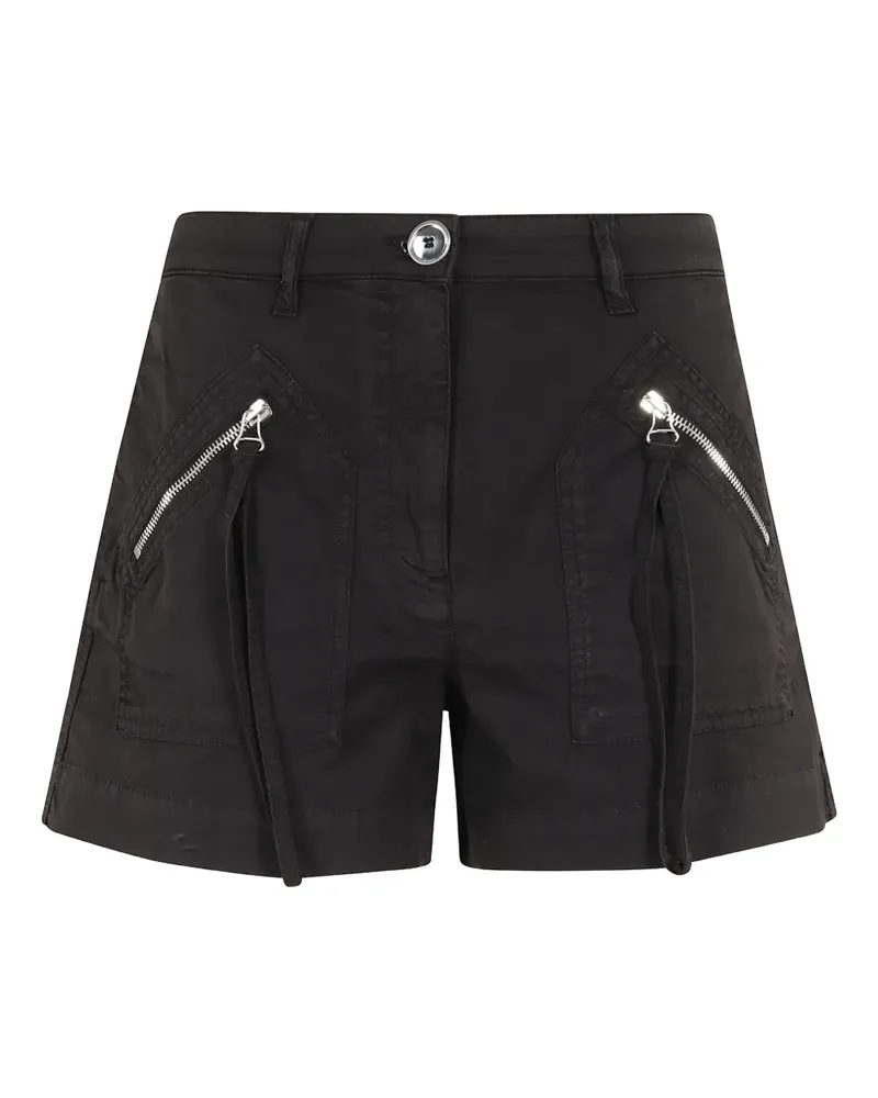 Pinko Shorts mit Reißverschlussdetail - Schwarz Schwarz