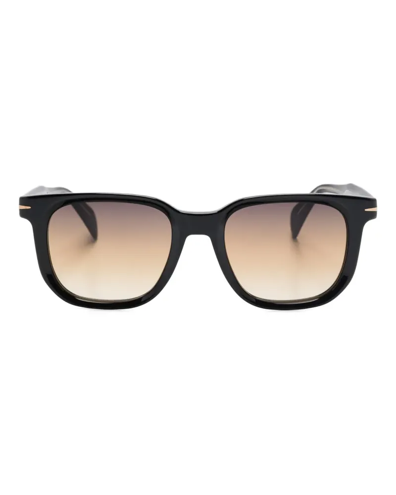 EYEWEAR by DAVID BECKHAM Sonnenbrille mit eckigem Gestell - Schwarz Schwarz