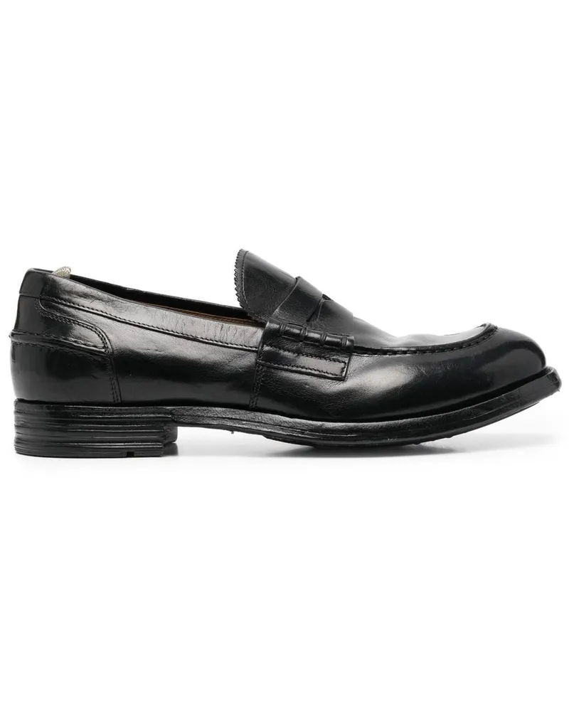 Officine Creative Italia Klassische Penny-Loafer - Schwarz Schwarz