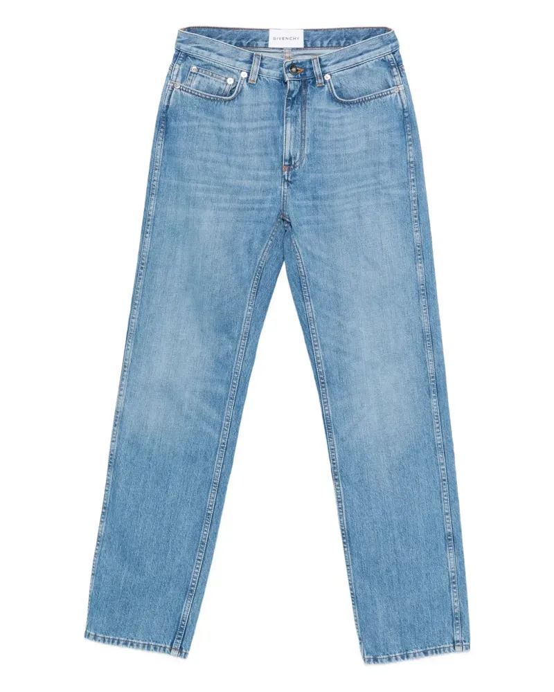 Givenchy Jeans mit Logo-Patch - Blau Blau