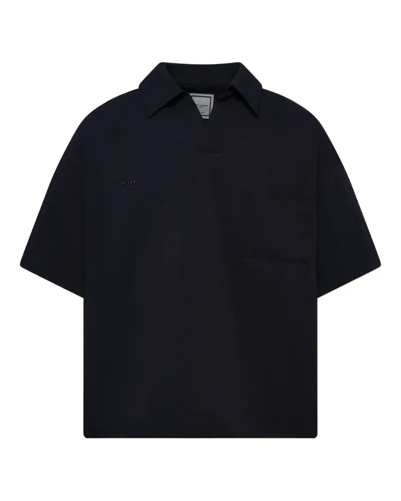 Wooyoungmi T-Shirt mit Logo-Detail - Blau Blau