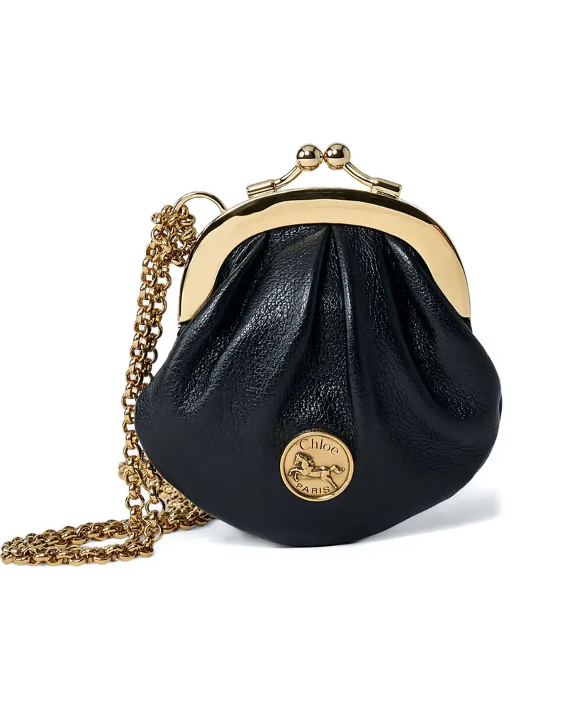 Chloé Clutch mit Kettenriemen - Schwarz Schwarz