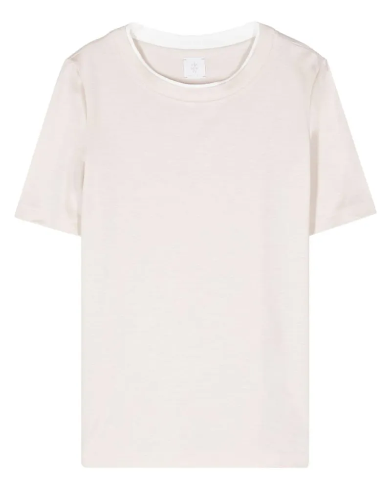 Eleventy Klassisches T-Shirt - Nude Nude