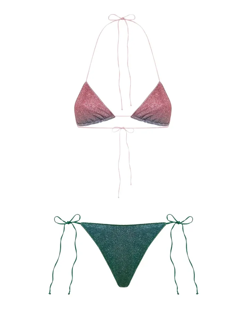 Oséree Lumiere Bikini mit Glitter - Rosa Rosa
