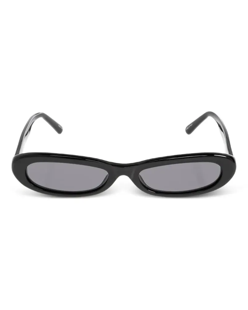 Linda Farrow x The Attico rectangle sunglasses - Schwarz Schwarz