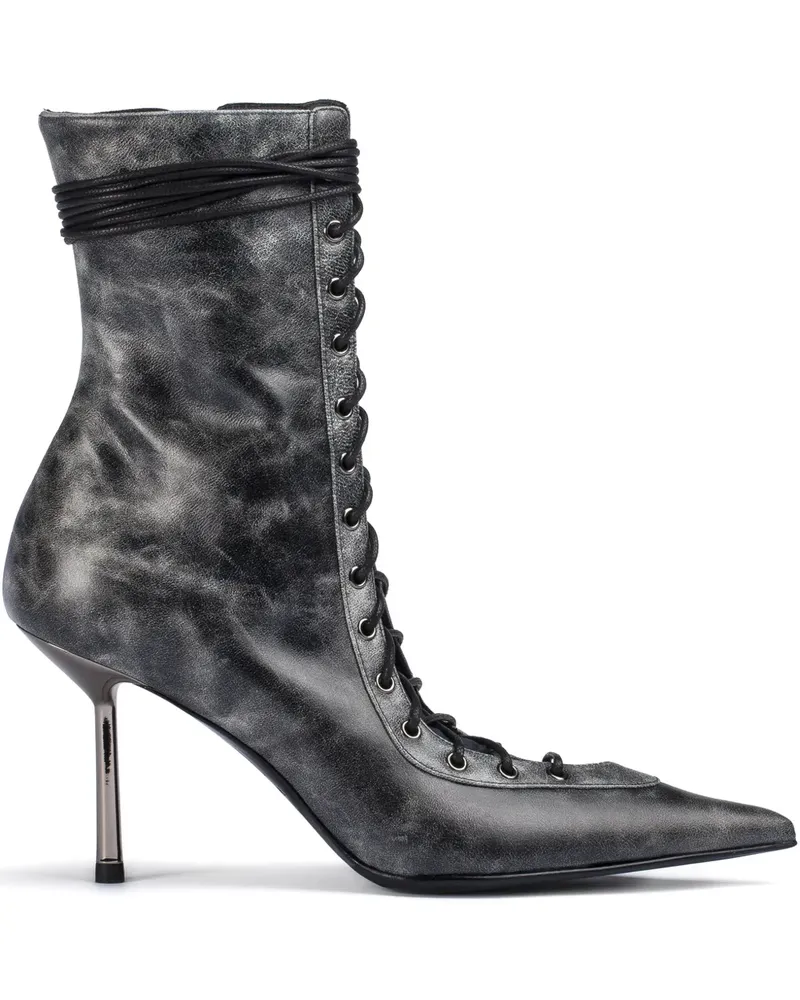 Le Silla Colette Stiefel 80mm - Schwarz Schwarz
