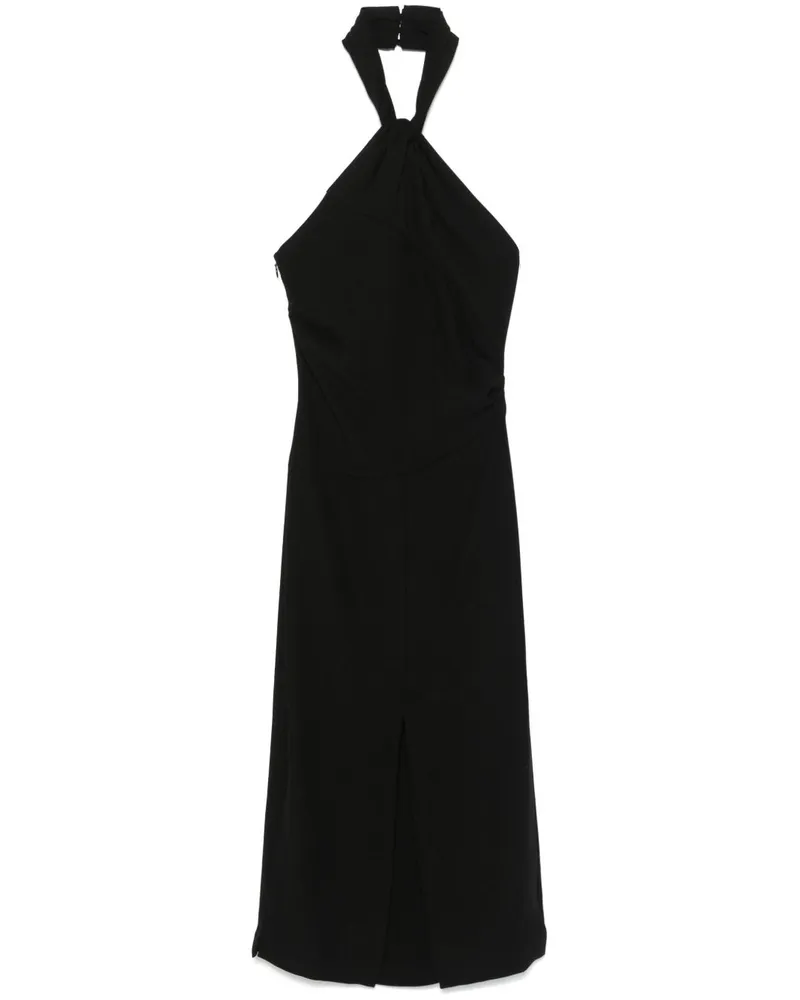IRO Barana Midikleid - Schwarz Schwarz