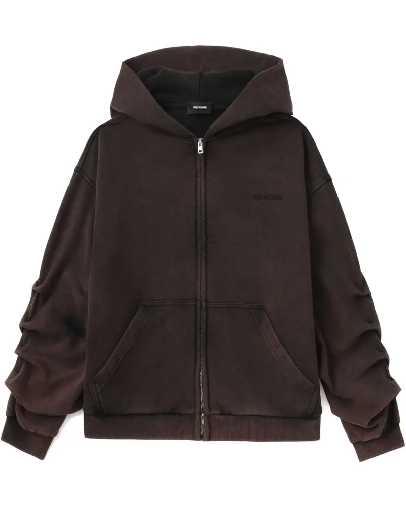 WE 11 DONE Hoodie aus Jersey - Schwarz Schwarz