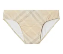 Badeshorts mit Vintage-Check - Nude