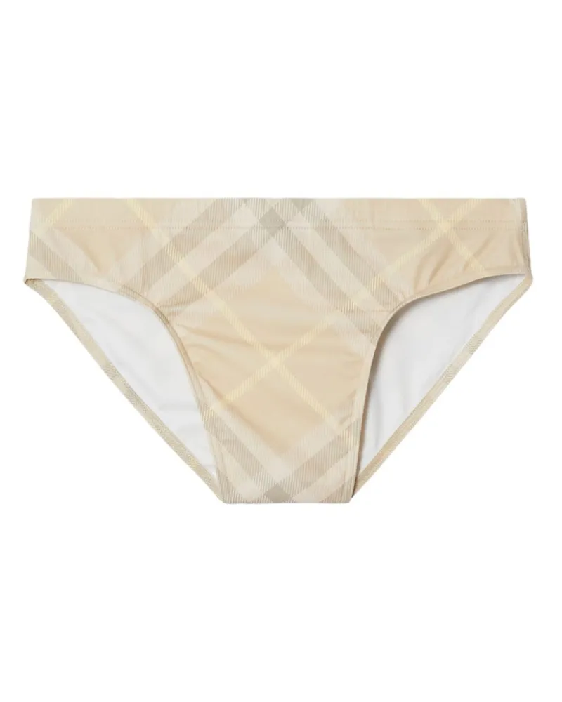Burberry Badeshorts mit Vintage-Check - Nude Nude