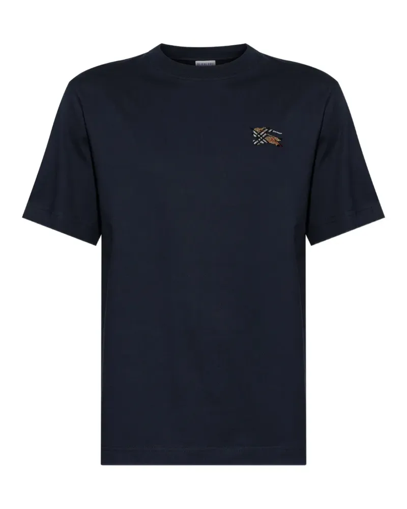 Burberry Seth embroidered-logo T-shirt - Blau Blau