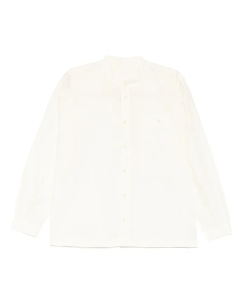 Toogood Physician band-collar shirt - Nude Nude