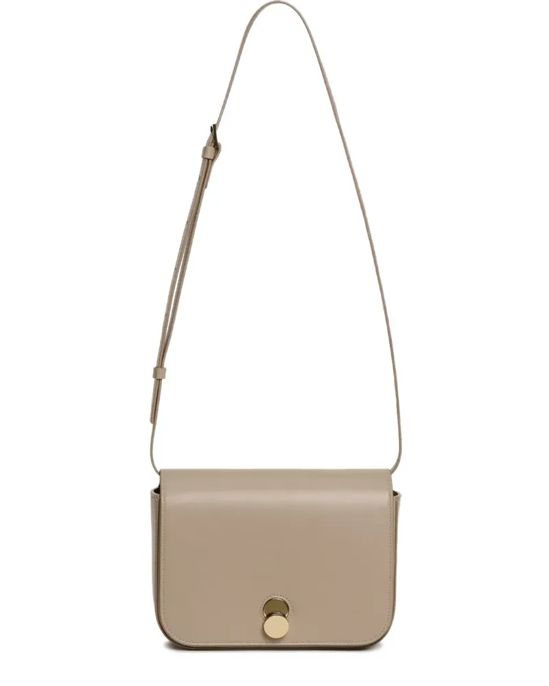 Fabiana Filippi Schultertasche mit rundem Verschluss - Grau Grau