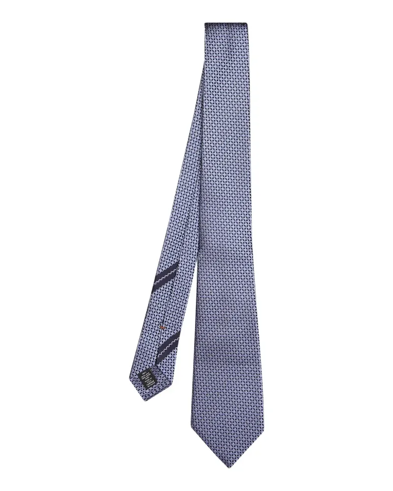 Ermenegildo Zegna Seidenkrawatte in Hellblau Blau