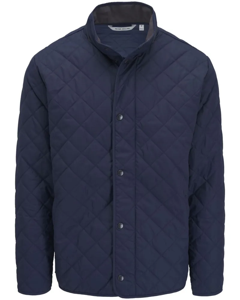Peter Millar Jacke mit Rautensteppung - Blau Blau