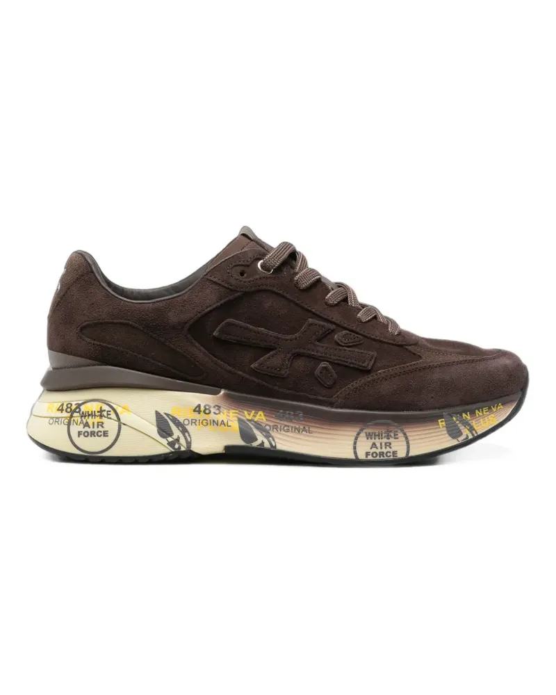 Premiata Moerun panelled sneakers - Braun Braun