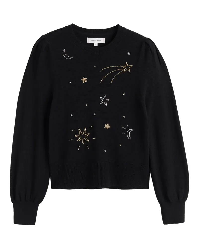 Chinti & Parker constellation star sweater - Schwarz Schwarz