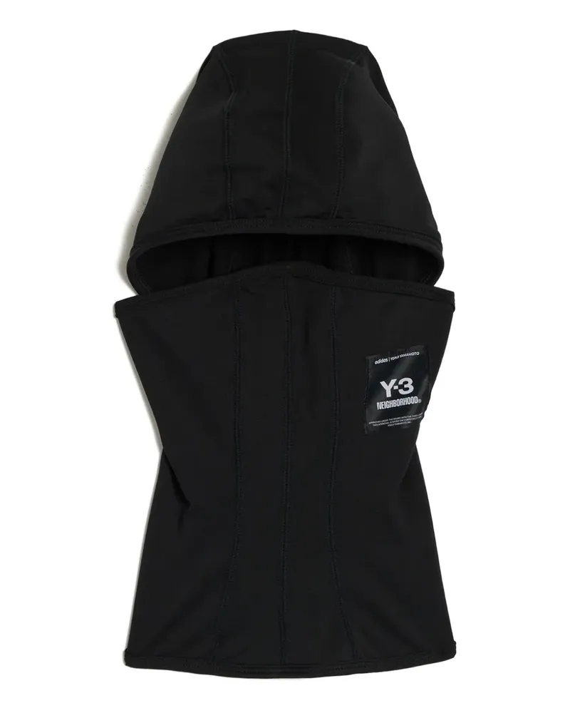 Y-3 x Neighborhood Balaklava mit Kapuze - Schwarz Schwarz