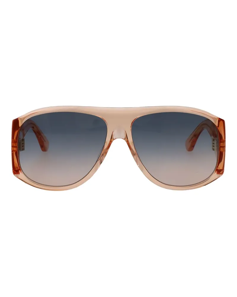 Chloé round-frames sunglasses - Nude Nude