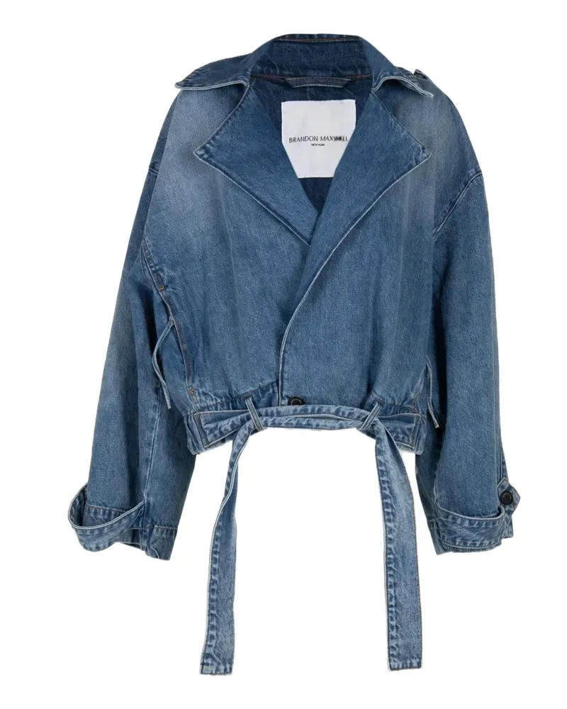 Brandon Maxwell Regan denim jacket - Blau Blau