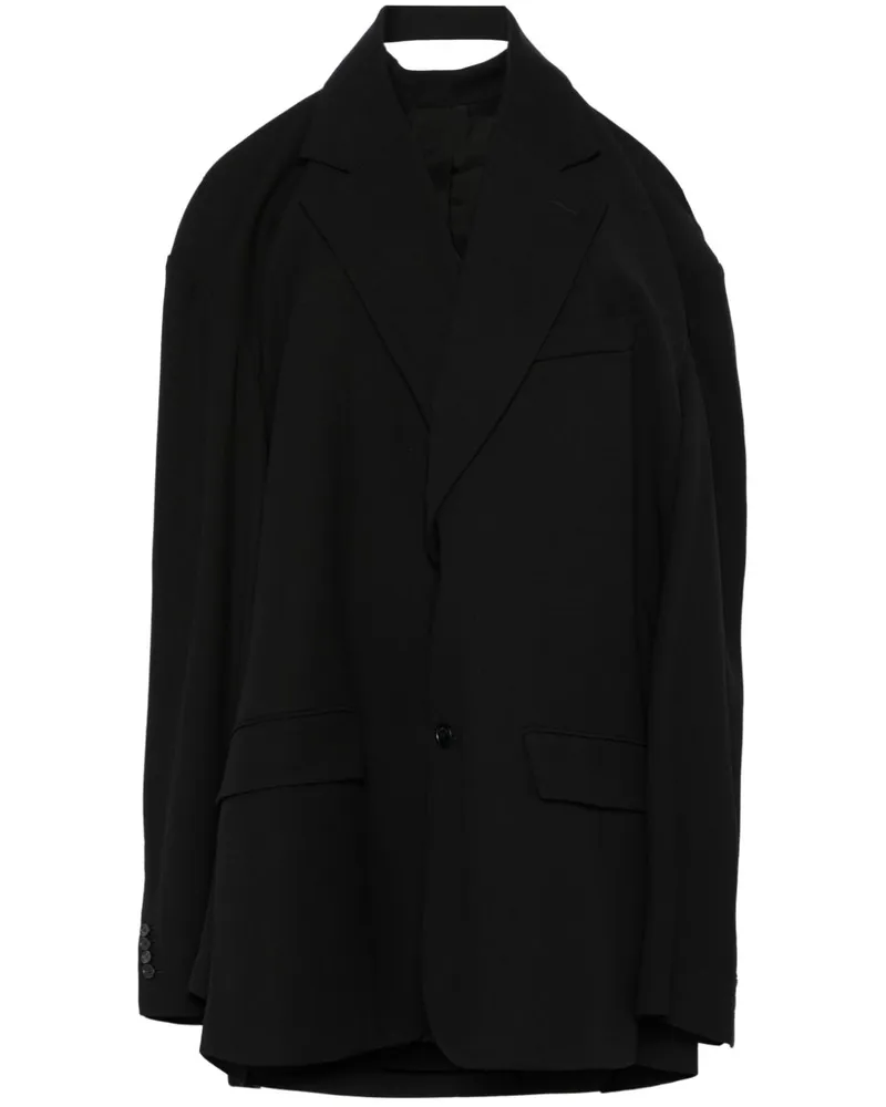 Balenciaga Suspended Kleid - Schwarz Schwarz