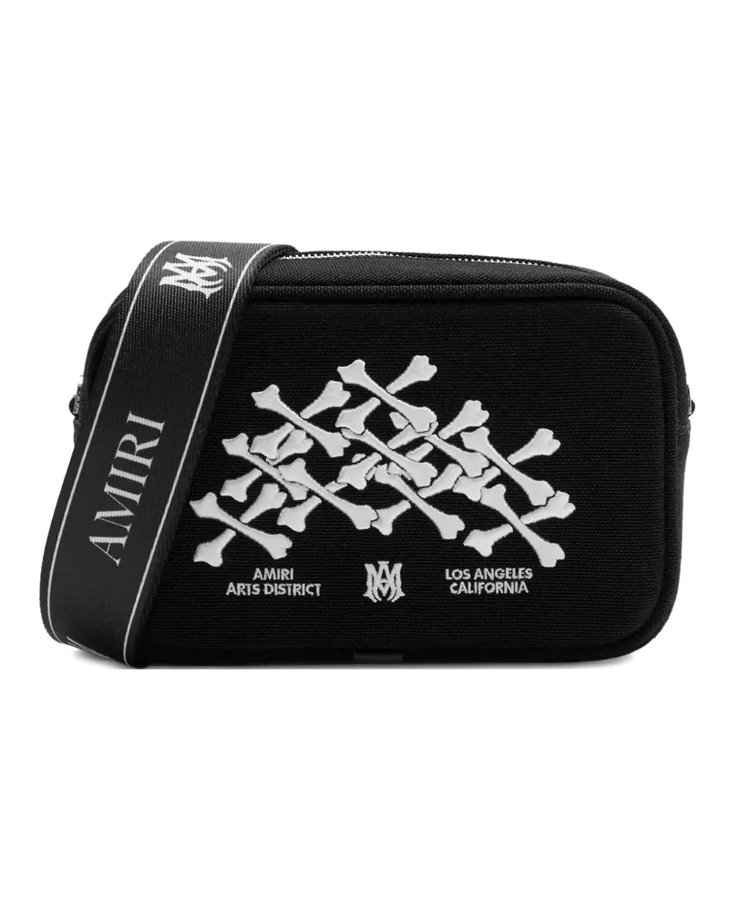 Amiri Bones Stacked Tasche aus Canvas - Schwarz Schwarz