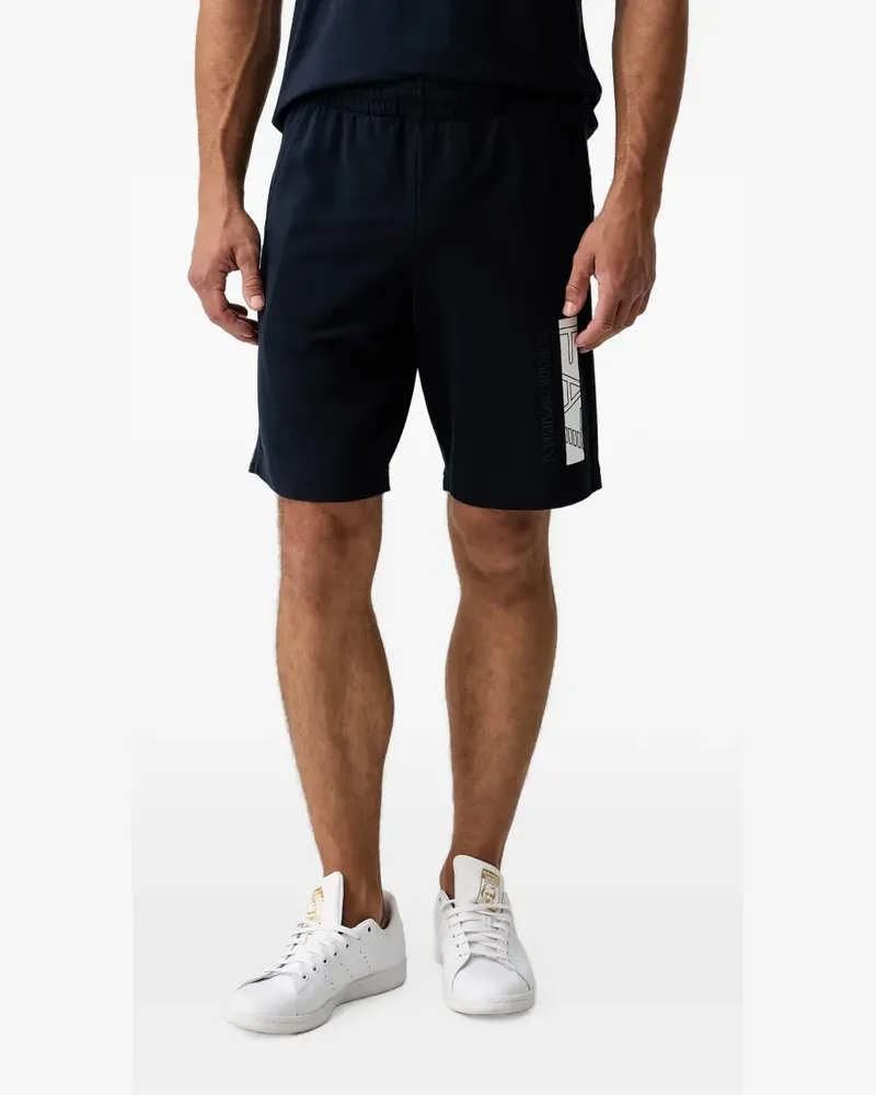 EA7 Shorts mit elastischem Bund - Blau Blau