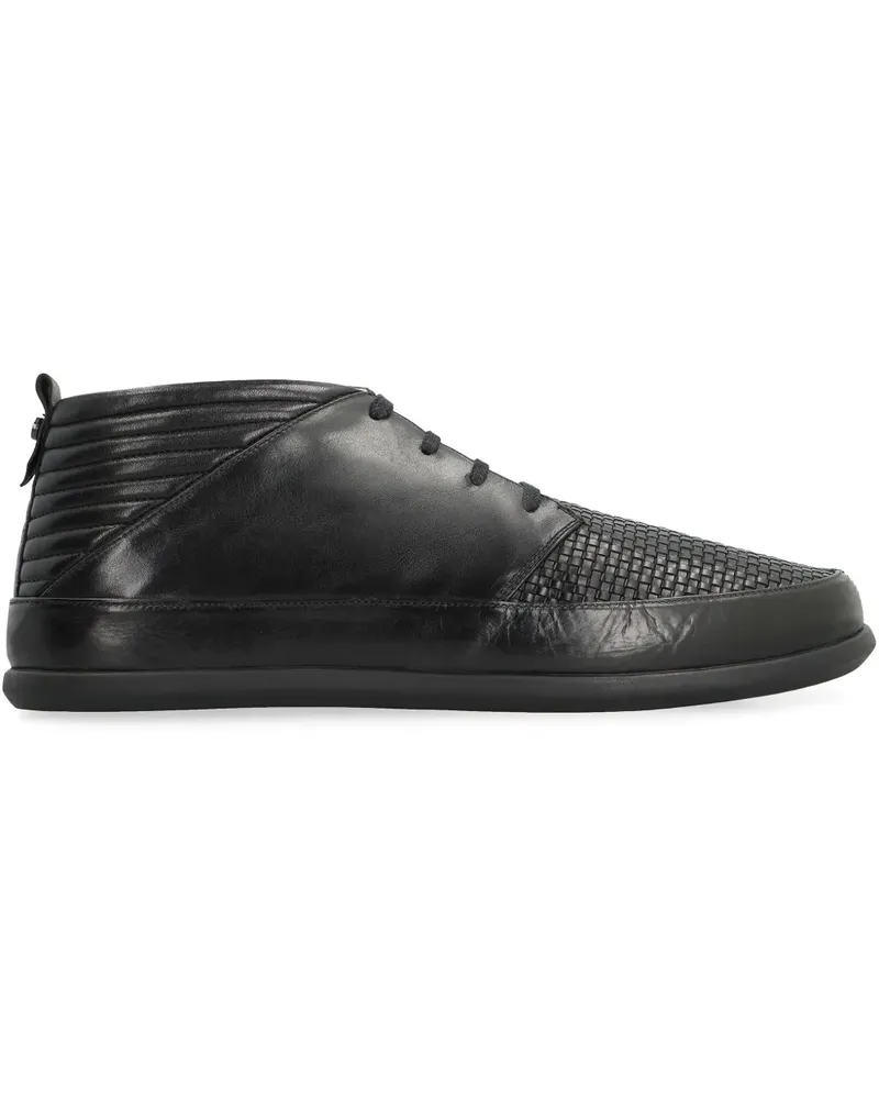 Volta Sneakers aus Leder - Schwarz Schwarz