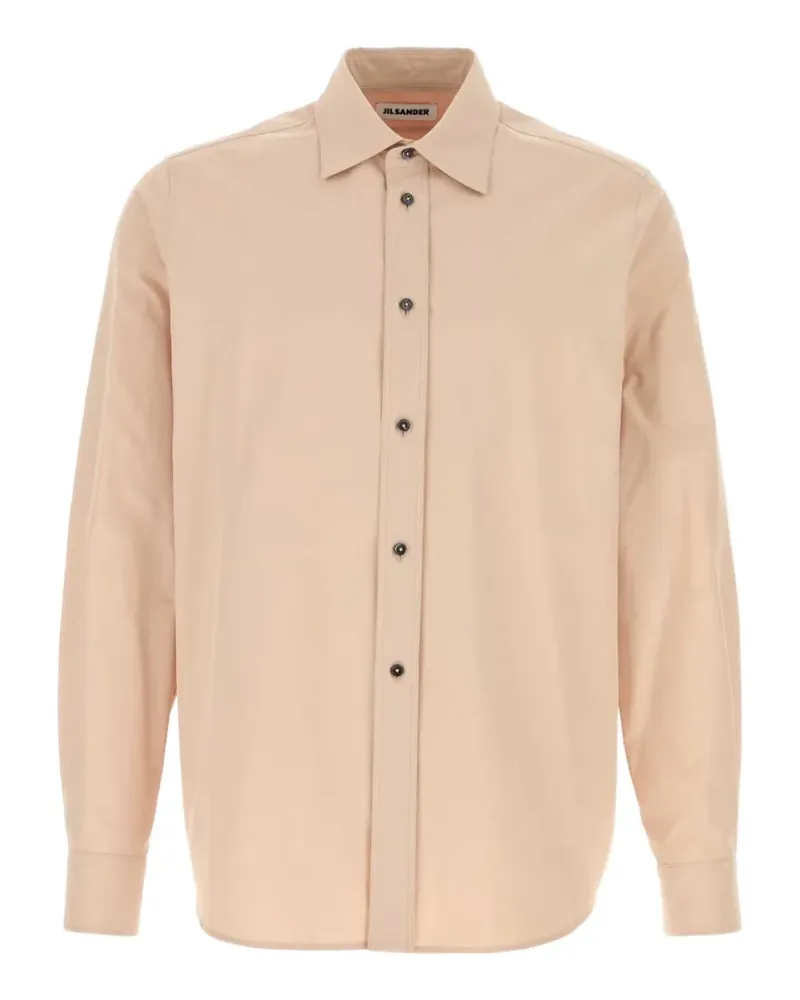 Jil Sander long-sleeve cotton shirt - Nude Nude