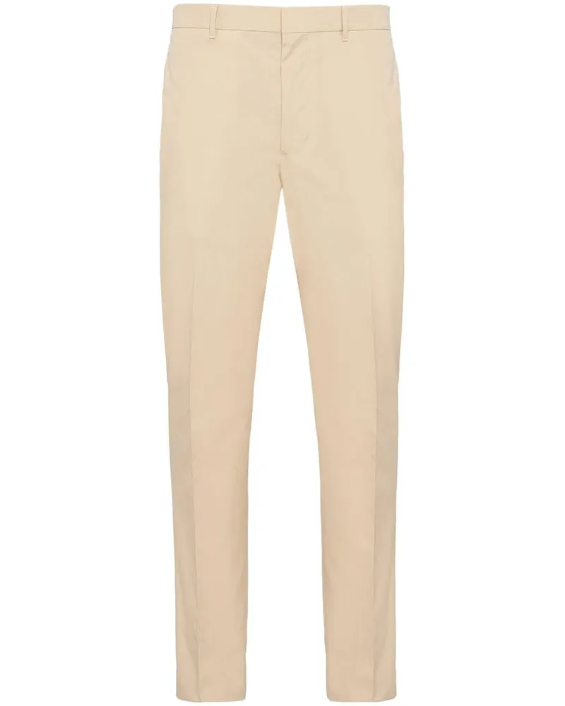 Prada Hose mit verdecktem Verschluss - Nude Nude