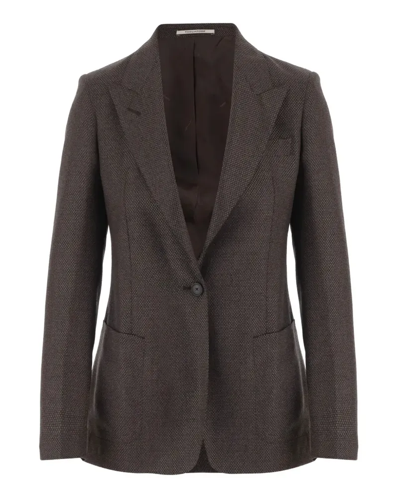 Tagliatore Einreihiger Parigi Blazer - Braun Braun