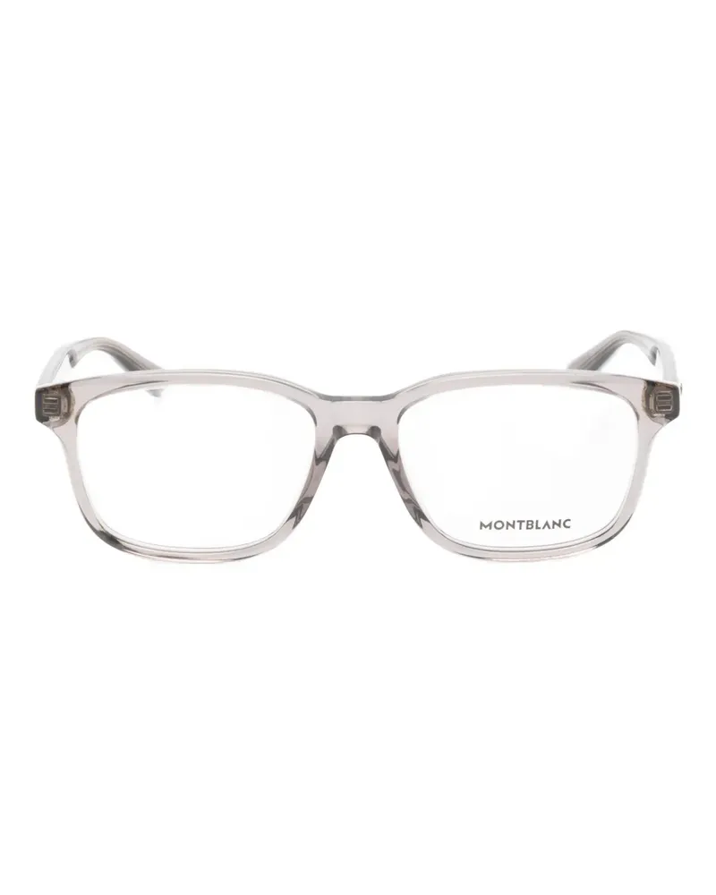 Montblanc Brille mit eckigem Gestell - Grau Grau