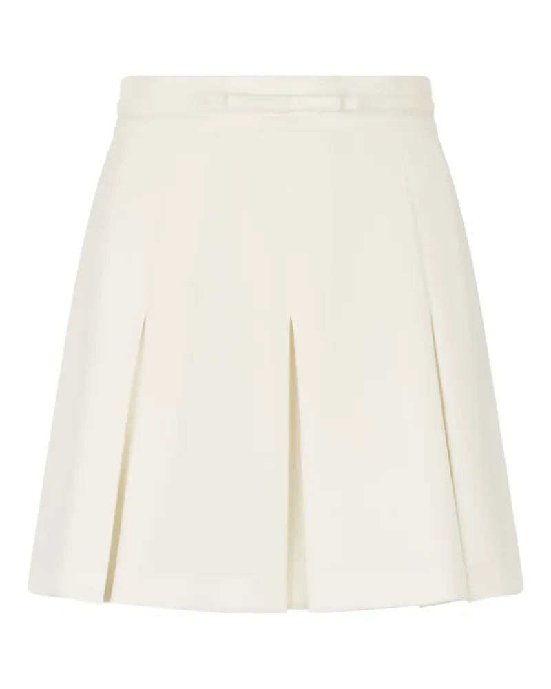 Valentino Garavani Falten-Minirock mit Schleife - Nude Nude