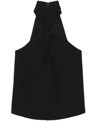 Anine Bing Top mit Neckholder Schwarz