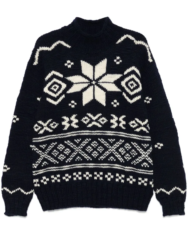 Ralph Lauren Klassischer Intarsien-Pullover - Blau Blau
