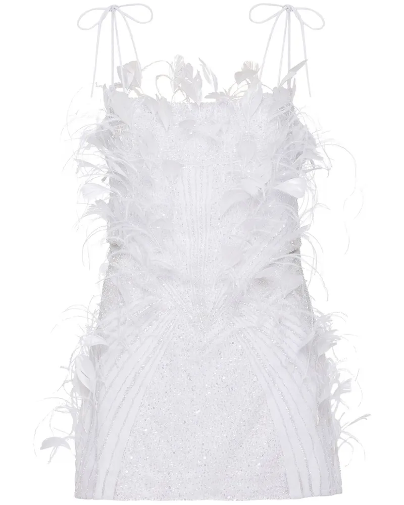 Rachel Gilbert Astra Minikleid - Weiß Weiß
