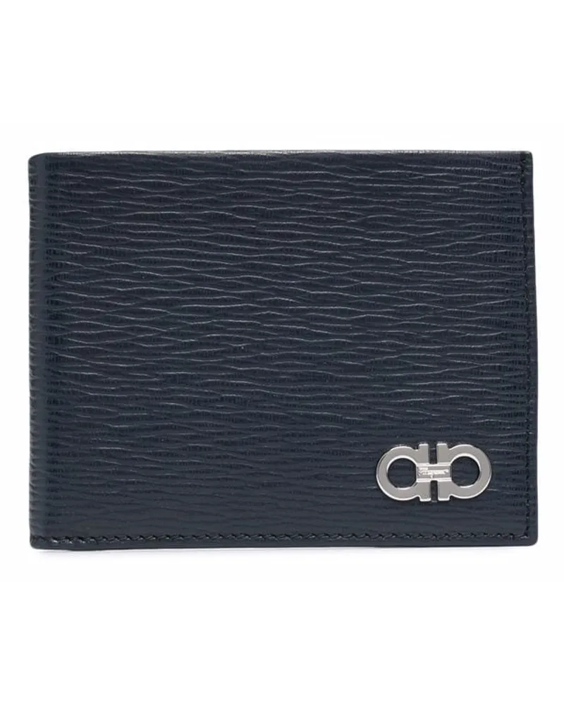 Ferragamo Portemonnaie mit Gancini-Motiv - Blau Blau