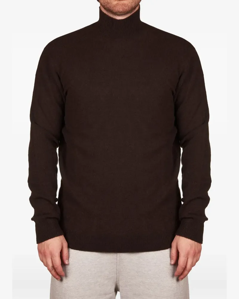 Altea high-neck fine-knit sweater - Braun Braun