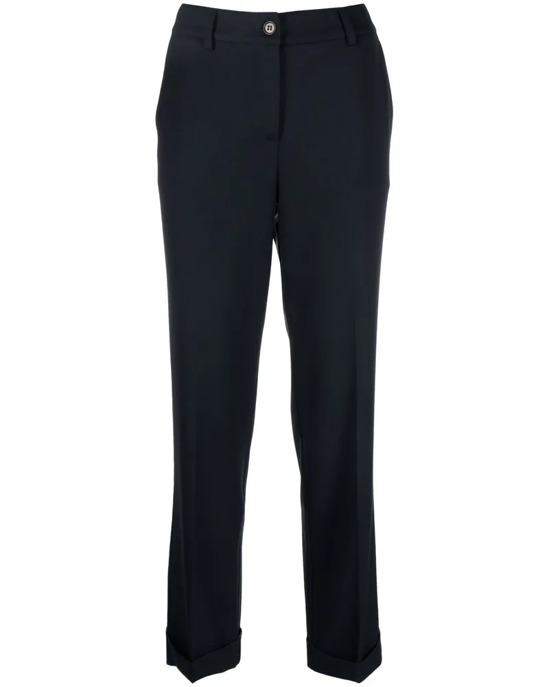P.A.R.O.S.H. Hose mit geradem Bein - Blau Blau