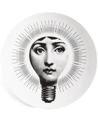 Fornasetti Tema e Variazioni N.83 Wandteller Weiß