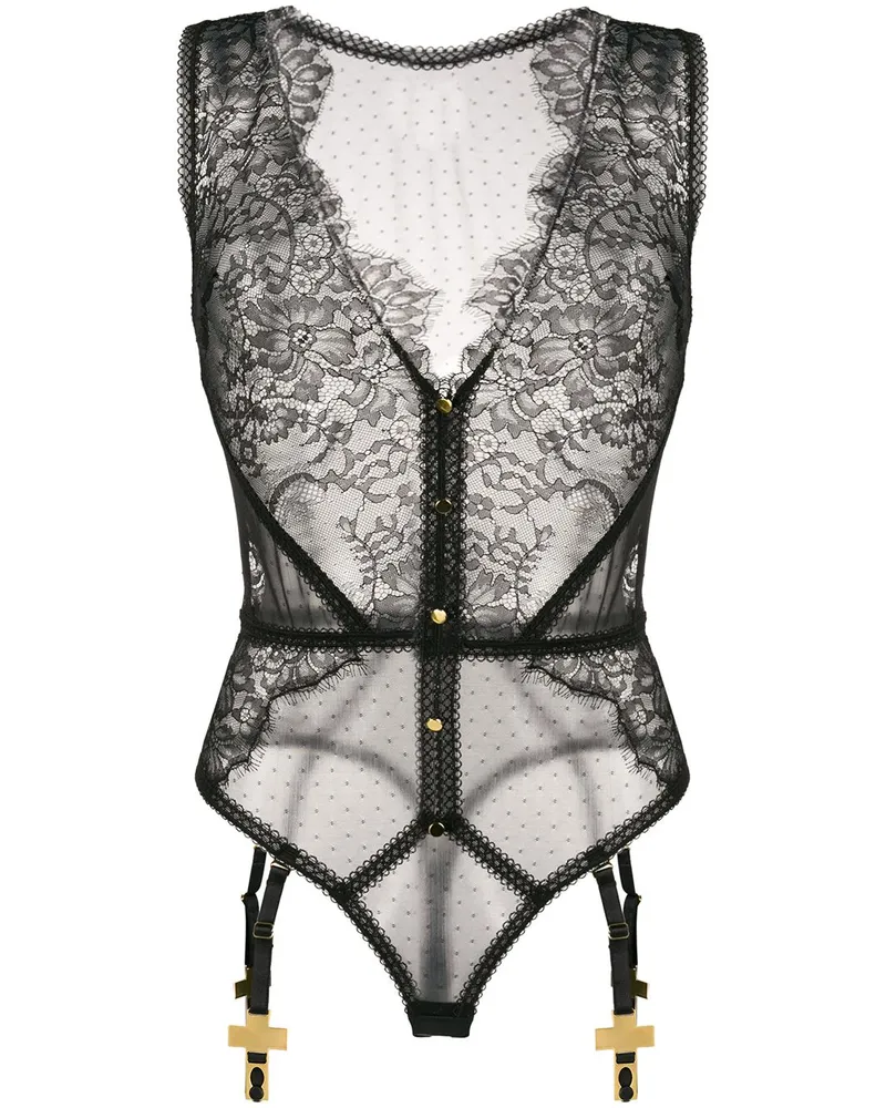 Maison Close Inspiration Divine' Body - Schwarz Schwarz