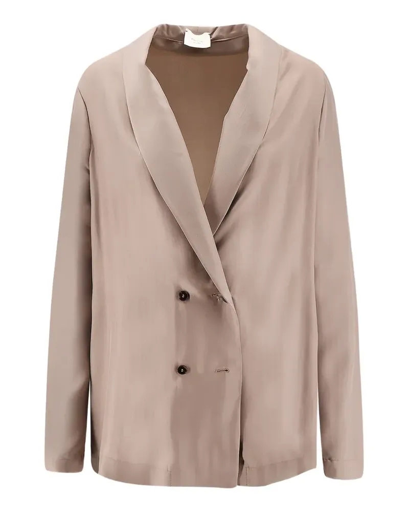 ALYSI Einreihiger Blazer mit Schalkragen - Nude Nude