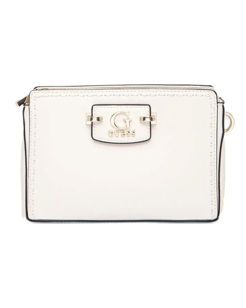Guess Tote Bag mit Logo-Schriftzug - Weiß Weiß