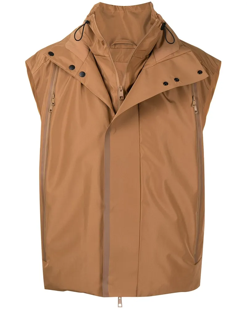 3.1 phillip lim Gefütterte The Journey Weste - Nude Nude