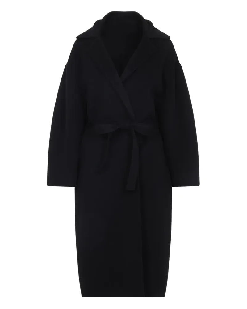 Alberta Ferretti Mantel mit Gürtel - Schwarz Schwarz