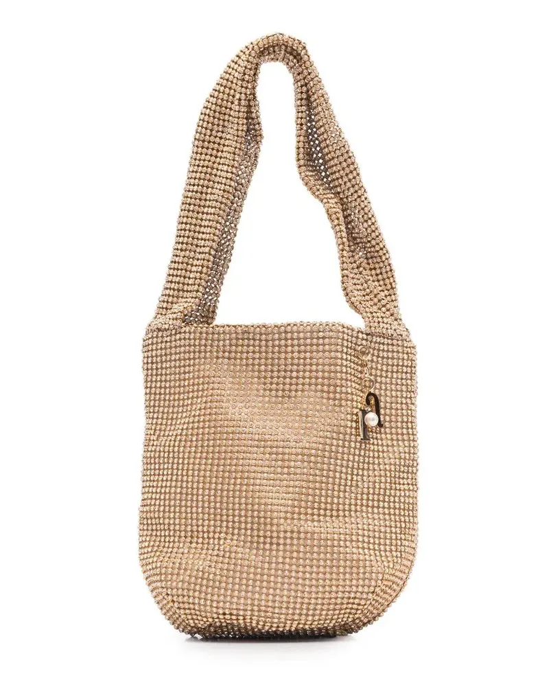 Rosantica Kleine Handtasche mit Kristallen - Nude Nude