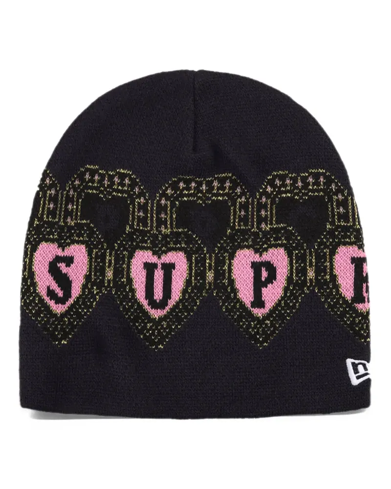 Supreme Being New Era Hearts beanie hat - Blau Blau