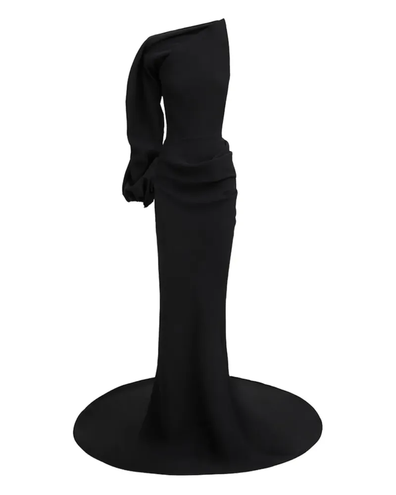 Maticevski embellished one-shoulder dress - Schwarz Schwarz